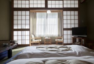 Traditional Japanese Ryokan Inn Room
