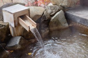 Onsen Bath Hot Spring Spout