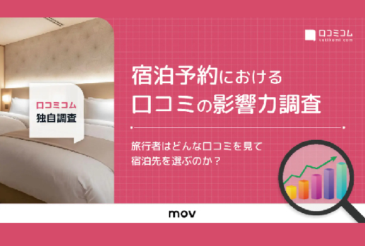 91%が宿泊予約の際、口コミを参考にすると回答！“写真”も意思決定の重要な判断材料にー訪日ラボ独自調査レポート「宿泊予約における口コミの影響力調査」を公開ー